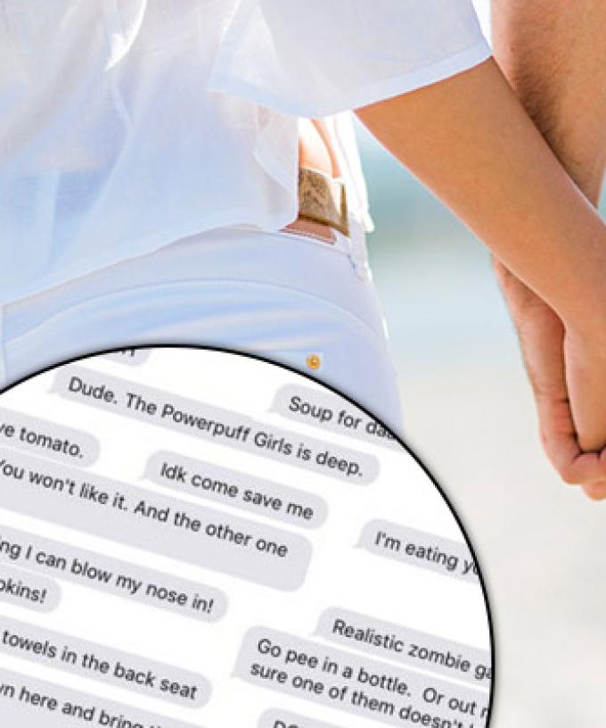 Man Compiles Years Worth Of Random Funny Texts From Wife