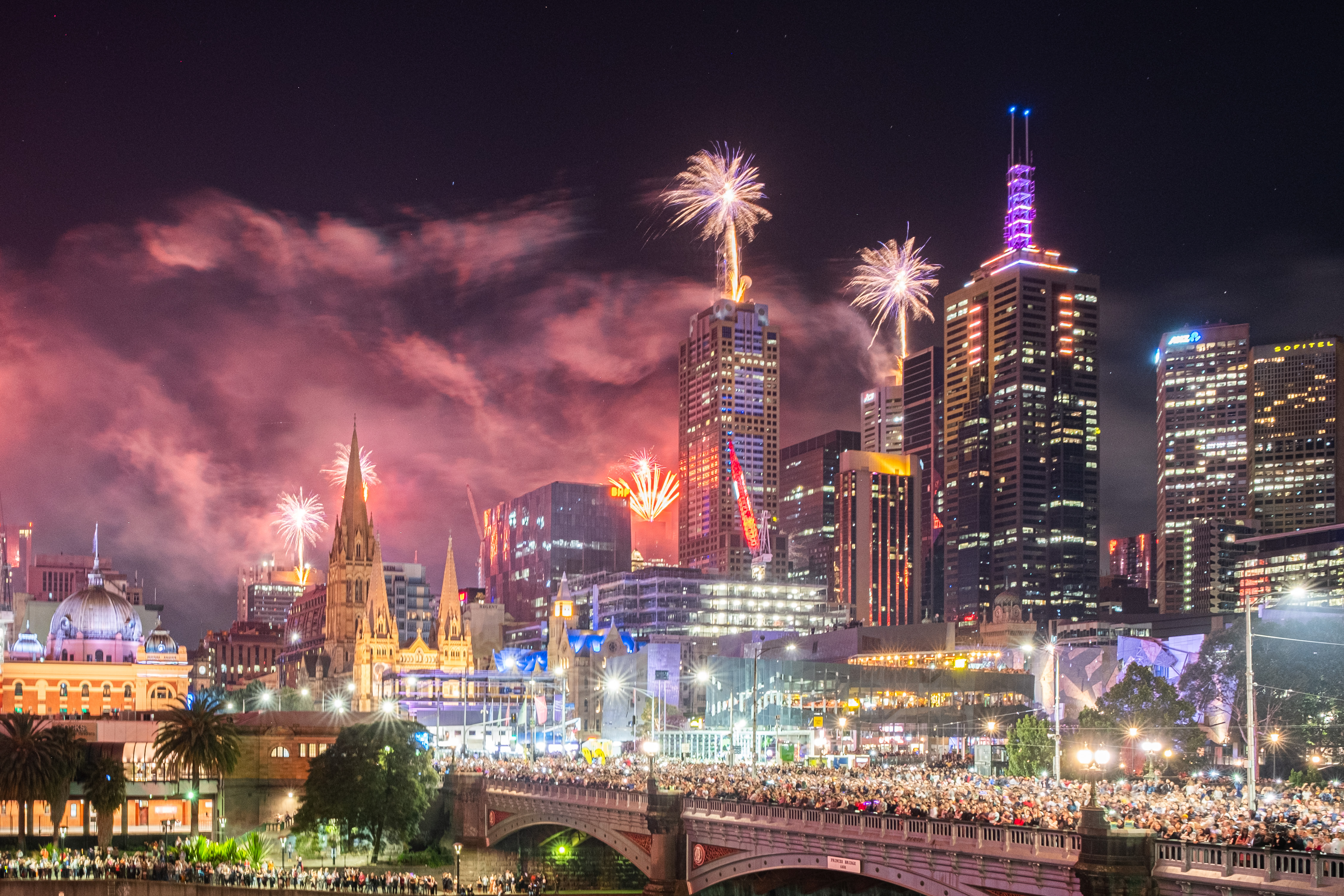 Australia Day 2024 Fireworks Melbourne - Image To U