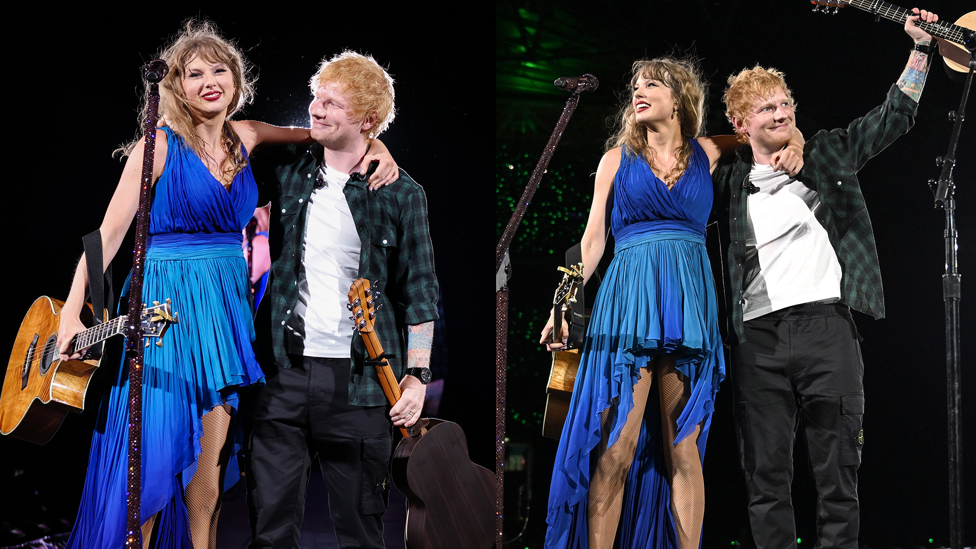 Taylor Swift Shocks Crowd with Surprise Ed Sheeran Performance at ...